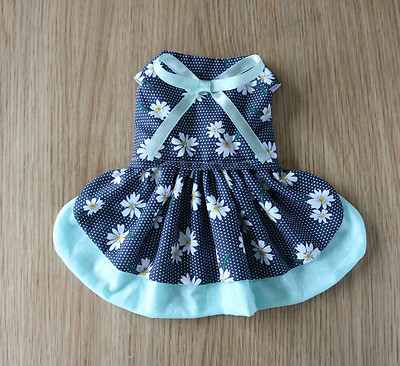 Handmade Dog Dress For Small Dogs - Made To Measure - Puppy Teacup Chihuahua 