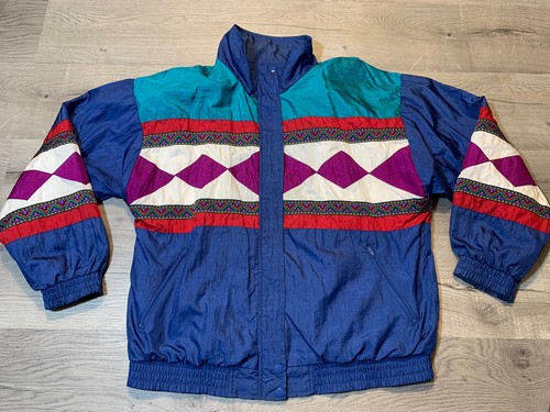 Vtg 80s 90s Lavon Windbreaker Jacket 