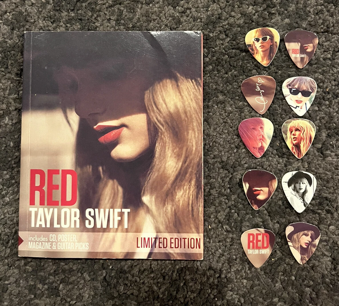 red exclusive limited zinepak cd guitar picks taylor swift eBay