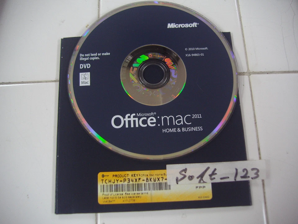 MS Microsoft Office MAC 2011 Home and Business Full Retail English Box Version - Image 2 of 4