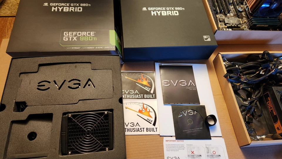 Evga 980 TI HYBRID Asrock P67 Extreme i5 2500k cpu 32gb 750w PSU WIN 10 PRO - Image 4 of 4