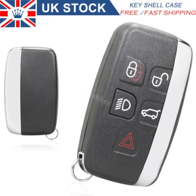 Smart Remote Key Fob Case Shell 5 Button for Jaguar XE XF XK XJ F-Pace F-Type UK
