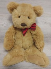 Collectible 18" Plush RUSS Berrie Stuffed TIBBLES Shaggy Teddy Bear w/ Bow