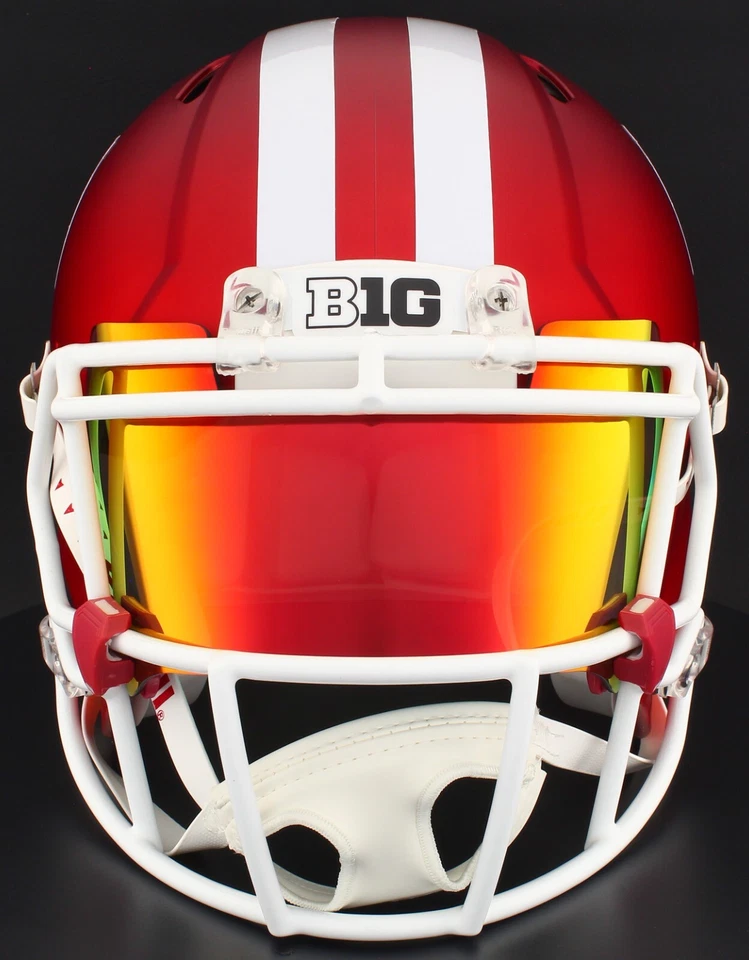 INDIANA HOOSIERS NCAA Riddell Speed Full Size AUTHENTIC Football Helmet - Image 4 of 4
