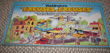 VINTAGE 1981 EXCUSES, EXCUSES WADDINGTONS Excuse Filled Board Game NEW