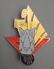 Insigne 6° Compagnie 1° RG Régiment du Génie Rhinocéros ORIGINAL BADGE
