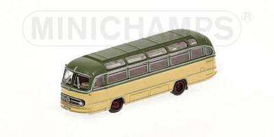 1:160 Minichamps Bus Mercedes Benz O321H 1957 Green & Cream 169031080 Diecast Mo - Bild 1 von 2