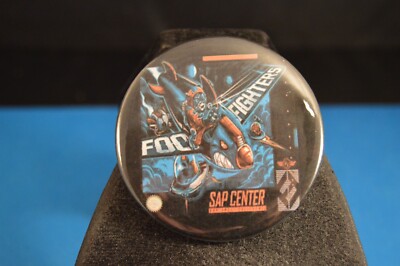 FOO FIGHTERS BUTTON  SAP Center  2 1/4'' pin pinback punk  band Alternative MUSIC