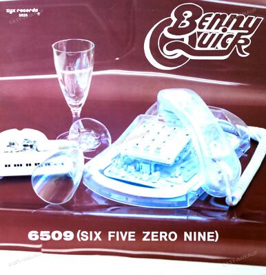 Benny Quick - 6509 (Six Five Zero Nine) Maxi 1987 (VG+/VG+) '