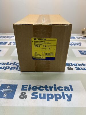 SQD QDP32200TM 200A 240V 3pole Circuit Breaker