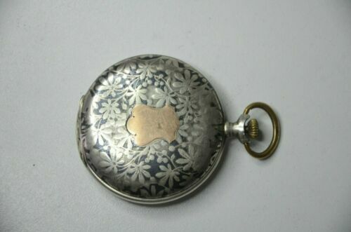 Montre De Poche Zenith Billodes Ancienne - Argent - Émail Istanbul Marché Ottoman