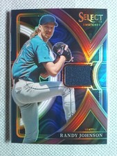 2023 Panini Select - Swatches - Randy Johnson #SS-RJ /49 - Red Prizm