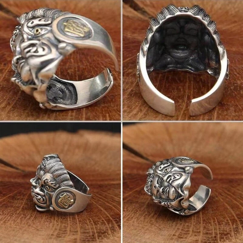Punk style rings cheap