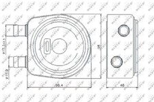 NRF 31247 Ölkühler, Motoröl für RENAULT