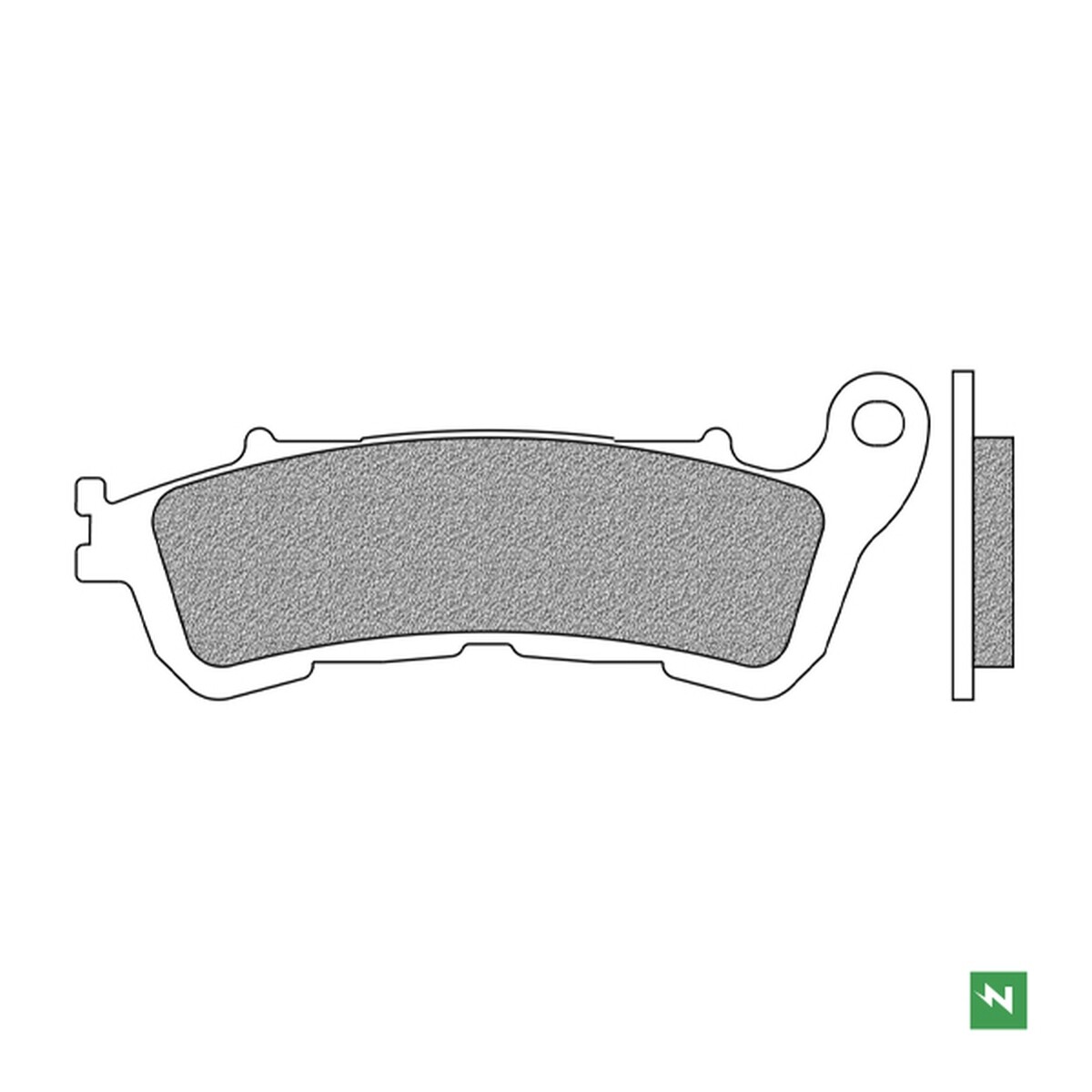 Plaquettes de frein KH261 KH281 Touring Sinter en métal fritté premium