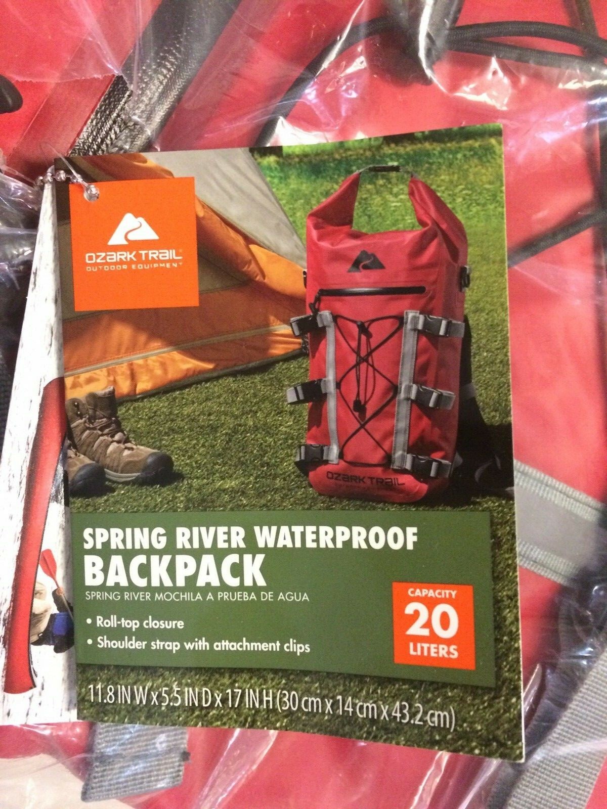 ozark trail roll top backpack