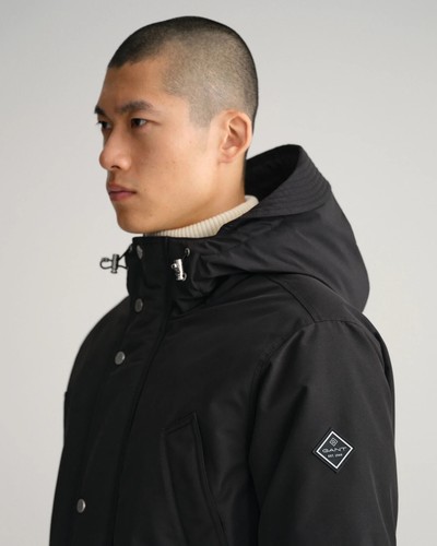 Gant Everyday Padded Parka Jacket Black Size 2XL RRP £420 - Picture 11 of 16