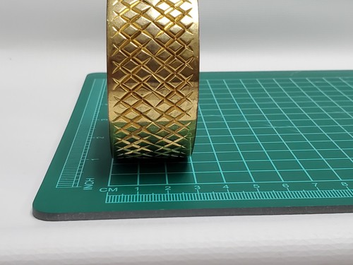 Monet Armband Messing goldfarben (Replik) 74 g - 3" - 29 mm breit - Bild 16 von 20