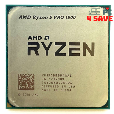 AMD Ryzen 5 PRO 1500 3.50GHz 4-Core Socket AM4 Desktop CPU YD150BBBM4GAE 35W