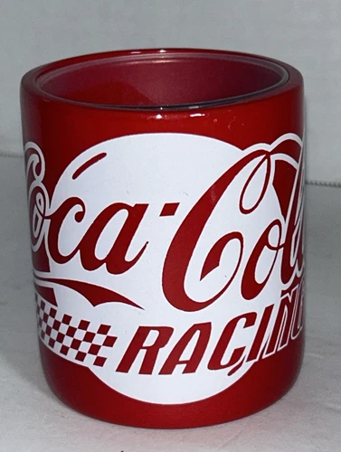 Vintage COCA-COLA Racing Coozie Foam Insulated with plastic insert - Firm Coozie
