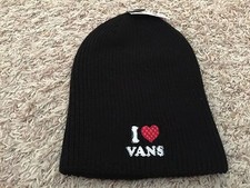 NWT VANS 'I    VANS' Beanie Hat - black 2284 