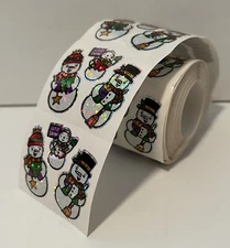 HAMBLY Studios Stickers Prismatic Christmas Let It Snow Snowman Roll
