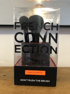 FCUK French Connection Don't Rush The Brush Make Up Kosmetik Pinsel Halter NEU