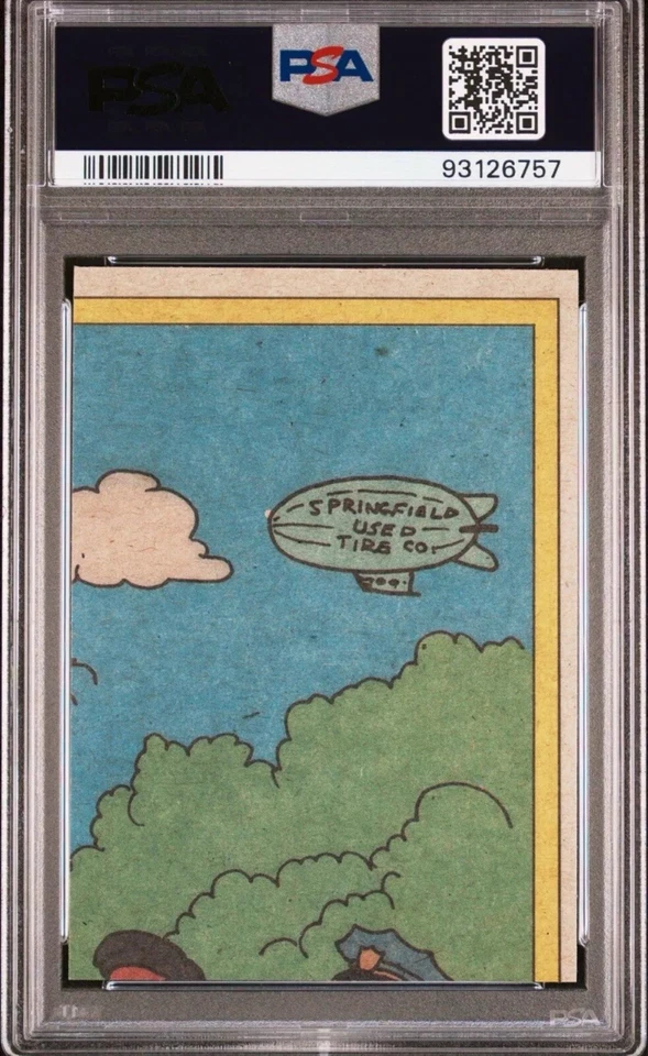 1990 Topps The Simpsons - #70 I'm Bart Simpson Who the Hell Are You? PSA 9 MINT - Image 2 of 2