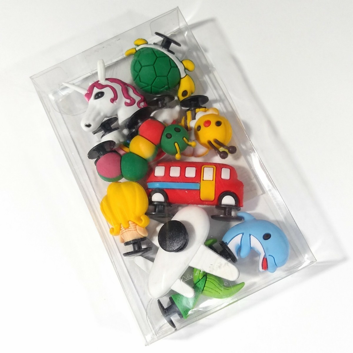 CROCS Jibbitz Charm Assortment in Multicolor Inclusive Rainbow Pride Crocs Shoe Charms | Proud Zebra main image 3