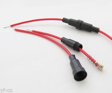 10pcs AGC Glass Fuse Holder Inline Screw Type for 5X20mm Fuse 20AWG Wire Cable