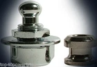 Genuine Fender / Schaller Chrome Guitar Straplocks Strap Locks Set L@@K!!!!!!!!!
