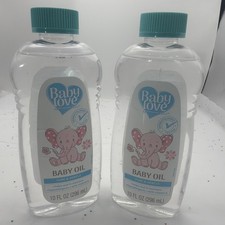 Baby Love Baby Oil 10 fl oz Pure Gentle Skin Moisturizing Oil Set of 2 Bottles