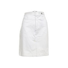 Miss Kenvelo, Jeansrock, Größe: L, Weiß, Baumwolle/Elasthan, Einfarbig #jp6