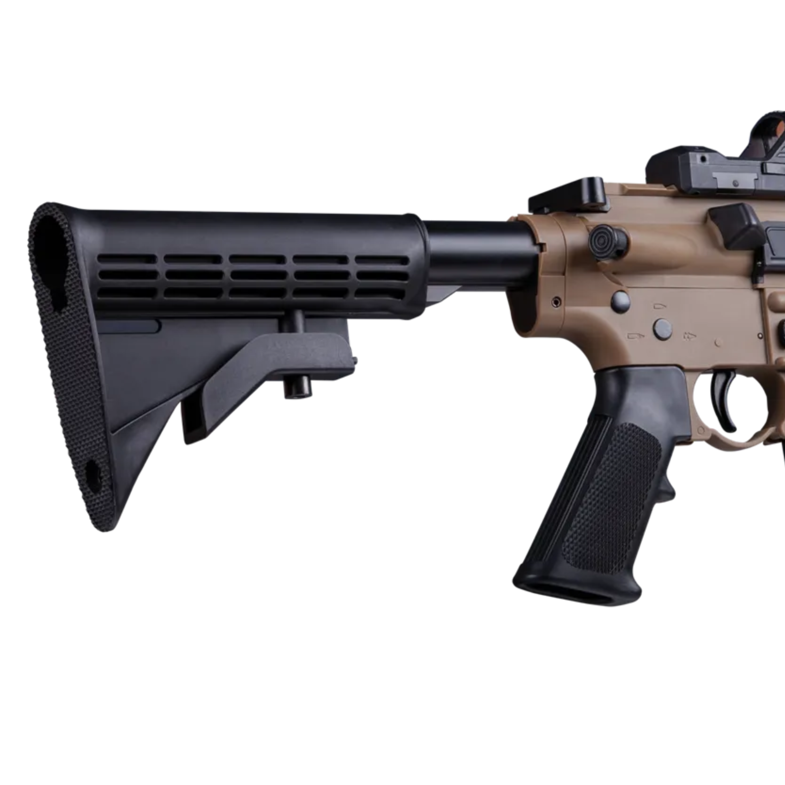 Modified R1 Riffle Crosman Full Auto R1 CO2-powered BB Air Rifle with Red Dot (Flat Dark ...