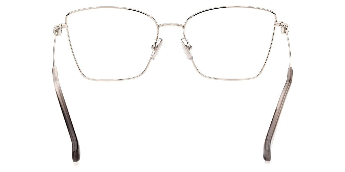 Max Mara MM5048 Eyeglasses Women Shiny Palladium 55mm New