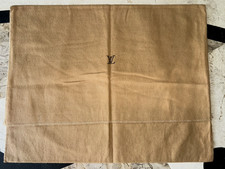 Authentic Louis Vuitton Cotton Envelope Storage Dust Bag for Handbag 17 X 13