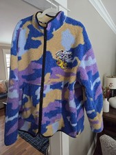 MENS PUMA ZIPPER JACKET MULTI COLORED SZ XL