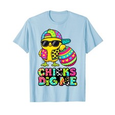 Chicks Dig Me Easter Toddler Boys Men Happy Easter Funny T-Shirt