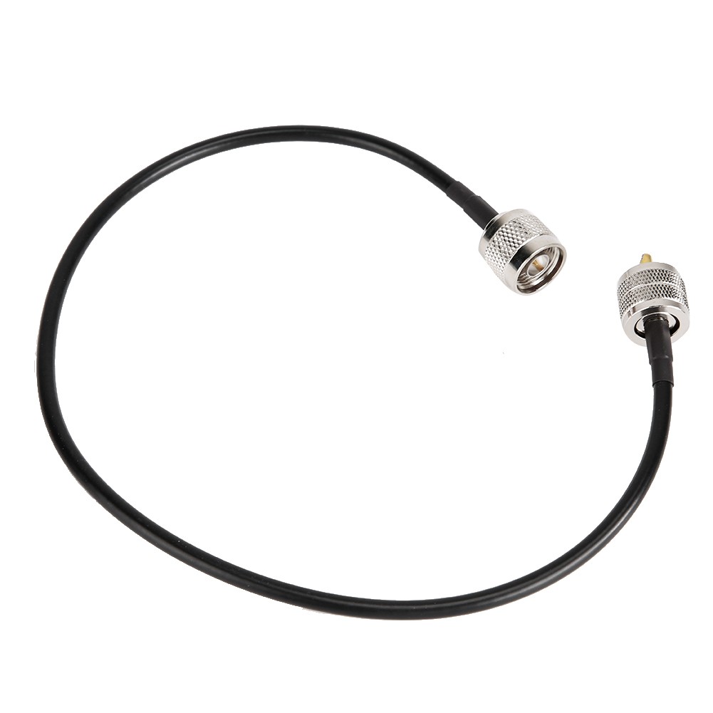 19.7in Coaxial Antenna Adapter Cable N Male To UHF PL259 Male 50 Ohm Low L KRI✈️