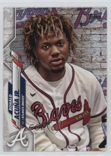 2020 Topps Update SP Photo Variation Ronald Acuna Jr (Portrait Vertical) #U-145