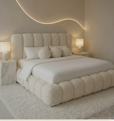 Luxus Panel Bettrahmen Plüsch Samt gepolstert Gaslift Aufbewahrung Doppelbett 5 Fuß 6 Fuß
