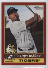 2025 Topps Heritage Red Border Andy Ibanez Andy Ibáñez #94 02ri