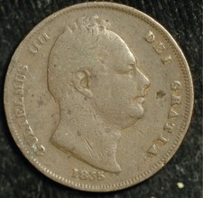 Farthing 1831 , 1834 , 1835 , 1836 , 1837 William IV Choice of Dates (T123)