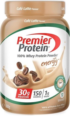 PREMIER PROTEIN 100% Whey 30g Proteinpulver Schokolade/Kaffee/Vanille Milchshake 663g