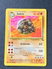 Golem 36/62 Fossil Uncommon Pokemon Card WOTC Vintage