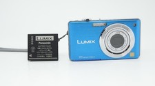 Panasonic LUMIX DMC-FS7 Blue Tested Working Compact Digital Camera From Japan