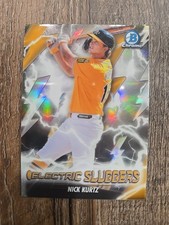 2026 Bowman Chrome Electric Sluggers Nick Kurtz Refractor