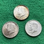 1964 Kennedy Half Dollars - Lot of 3 - 90% Silver - Better Looking Silver 👀!