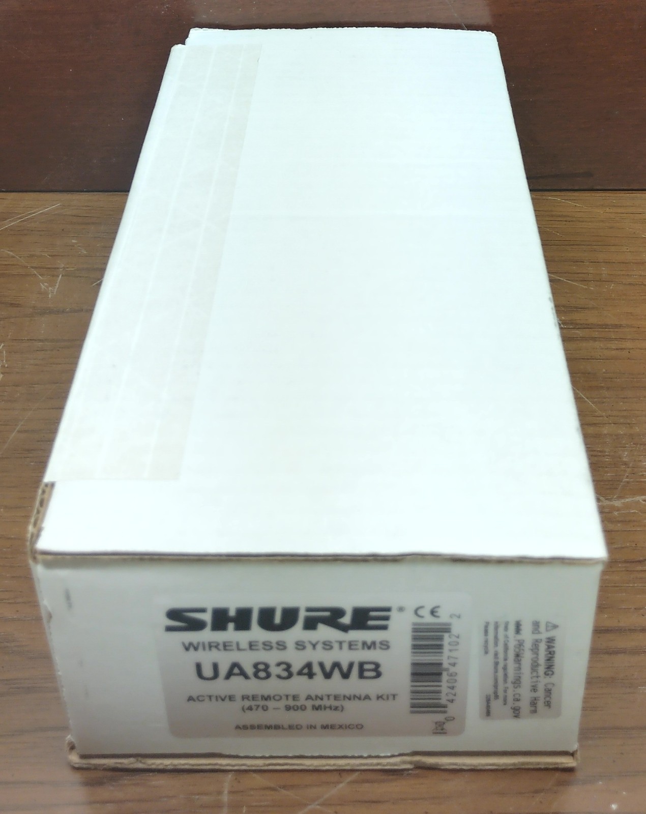 NEW Shure UA834WB In-Line Active Remote Antenna Amplifier Kit 470-900 MHz (G56)
