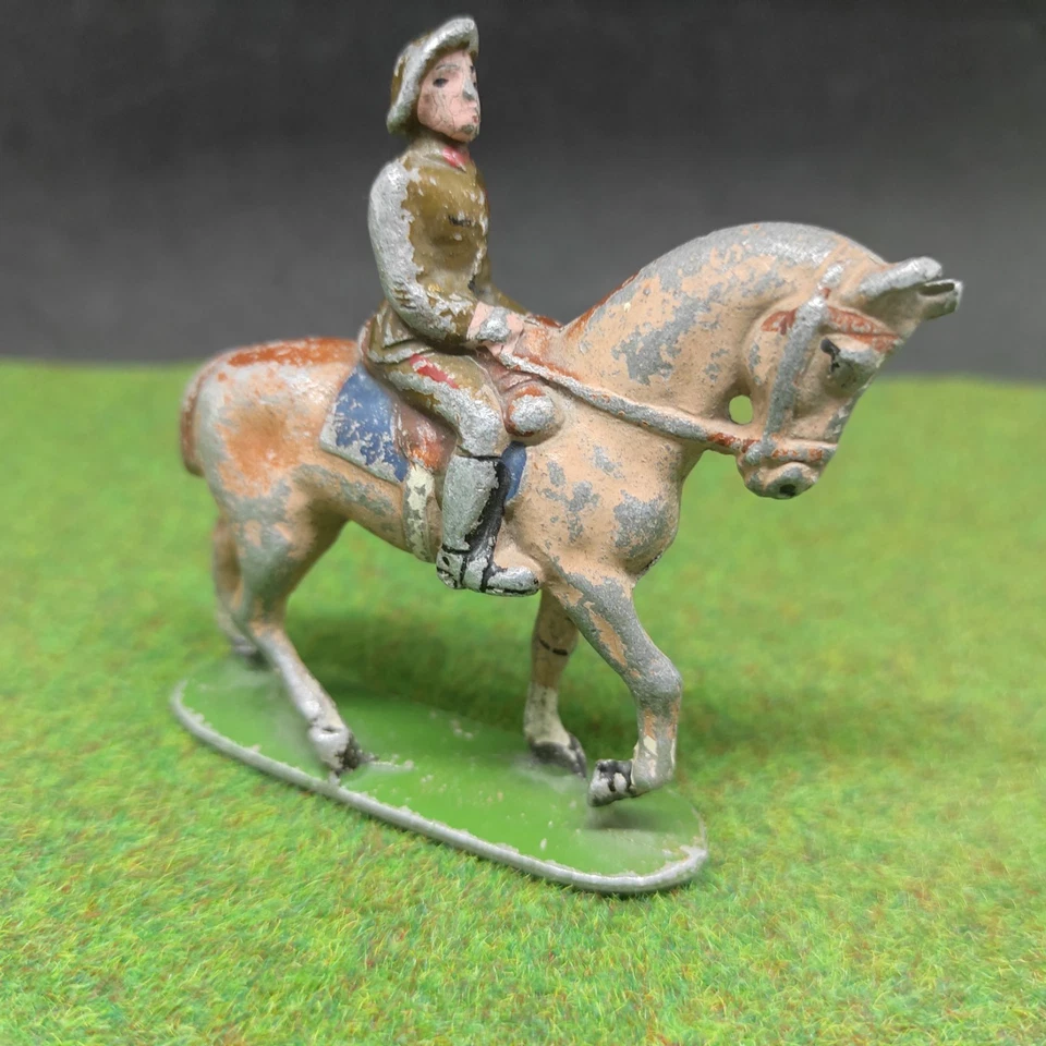 QUIRALU militaire chasseur alpin à cheval défilé WWII - Photo 3/4